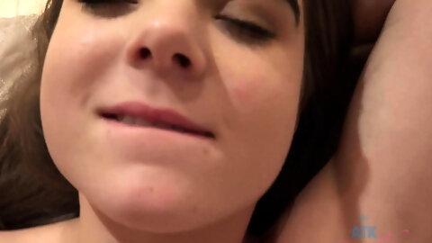 Pale amateur teen brunette Lynn Love